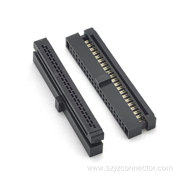 1.27 IDC (FC) compression connector black rubber